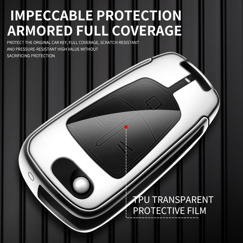Car Key Chain Metal Key Shell Car TPU Zinc Alloy Key Case Bag For Opel OPCline ASTRA CORSA INSIGNIA MOKKA VECTRA GTC Tigra