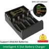 LED Indicator 4 Slot Battery USB Charger AAA/AA Charger Battery Fast Charger Battery Charger