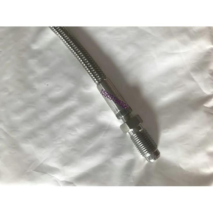Motorcycle PTFE smooth bore stainless steel braided disc brake hoses clutch lines kits with stainless steel fittings