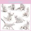 Childrens Miniature Pvc Cat Model With Realistic Design For Collectors And Decor