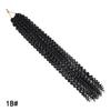 Крючок для наращивания волос Passion Twist Синтетические пружинящие косы Черные Бохо Кудрявый стиль для женщин