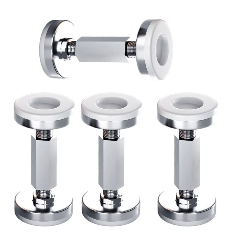 4Pcs No Drill Furniture Anti Shake Fixers Adjustable Height Stabilizers For Bed Frame Chair Table Easy to Installation