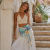 Tassels Fringe Waist Belt Embroidery Floral Triangular Belt Triangle Waistband  Dress Jeans Decor