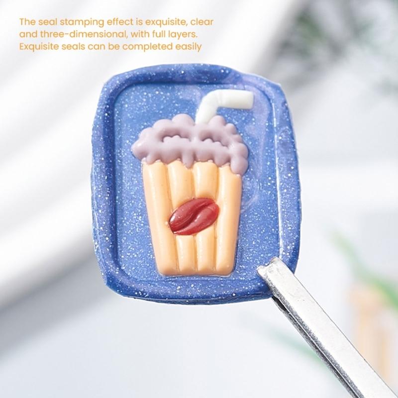 Тема напитков Металлическая головка для сургучной печати для открытки на День святого Валентина, открытки на день рождения, приглашений, конверта