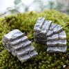 Talos 2Pcs Mini Resin Garden Miniature Stone Steps Road Staircase Landscape Ornament
