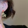Chinese Style Red Pony Earrings Fashion Jewelry Horse Mascot Drop Earrings  Year of Horse Gift