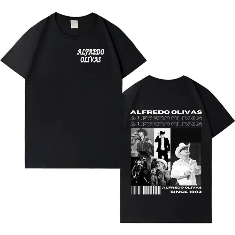 Rapper Alfredo Olivas Hip Hop Album TShirt Unisex Fashion Y2K Casual Vintage TShirt Comfortable Crew Neck Cotton Humorous