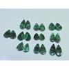 167Cts.Natural Malachite Matched Pair Pear Cabochon Loose Gemstone 10PairLot C-868