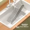 Jekero 304 Stainless Steel Foldable Draining Rack, Kitchen Sink Drainer, Storage Shelf for Sink, 43cm Long, 15cm Wide