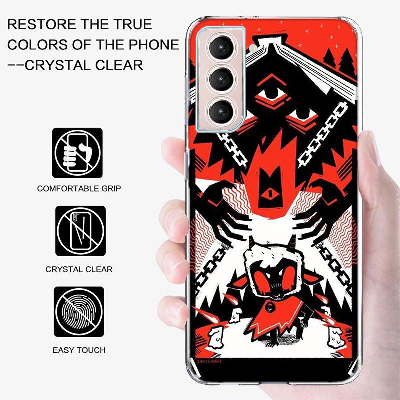 Игровой чехол для телефона C-Cult Of The Lamb для Galaxy A14 A24 A34 A54 Samsung A02S A12 A22 A32 A42 A52 A72 A13 A33 A53 5G A03 A03S A23 A