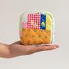 Floral Sanitary Napkin Storage Bag Girls' Sanitary Napkins Bags Women Cosmetic Bag Coin Purse Card Bag Travel Cosmetic Organizer