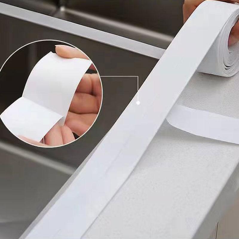 Bathroom Toilet Lid Cover Kitchen Waterproof Oil-resistant Mold-proof Sink Windowledge Corner Gap Sealing Tape