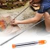 Stainless Steel Telescopic Firestick Blower Kit Lightweight Ignition Rod Camping Essential Safe Compact Outdoor Tool