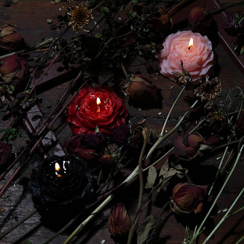 Силиконовая форма для свечей «сделай сам», форма для мыла с цветком пиона, подарок ручной работы для ароматических свечей, шоколадного льда