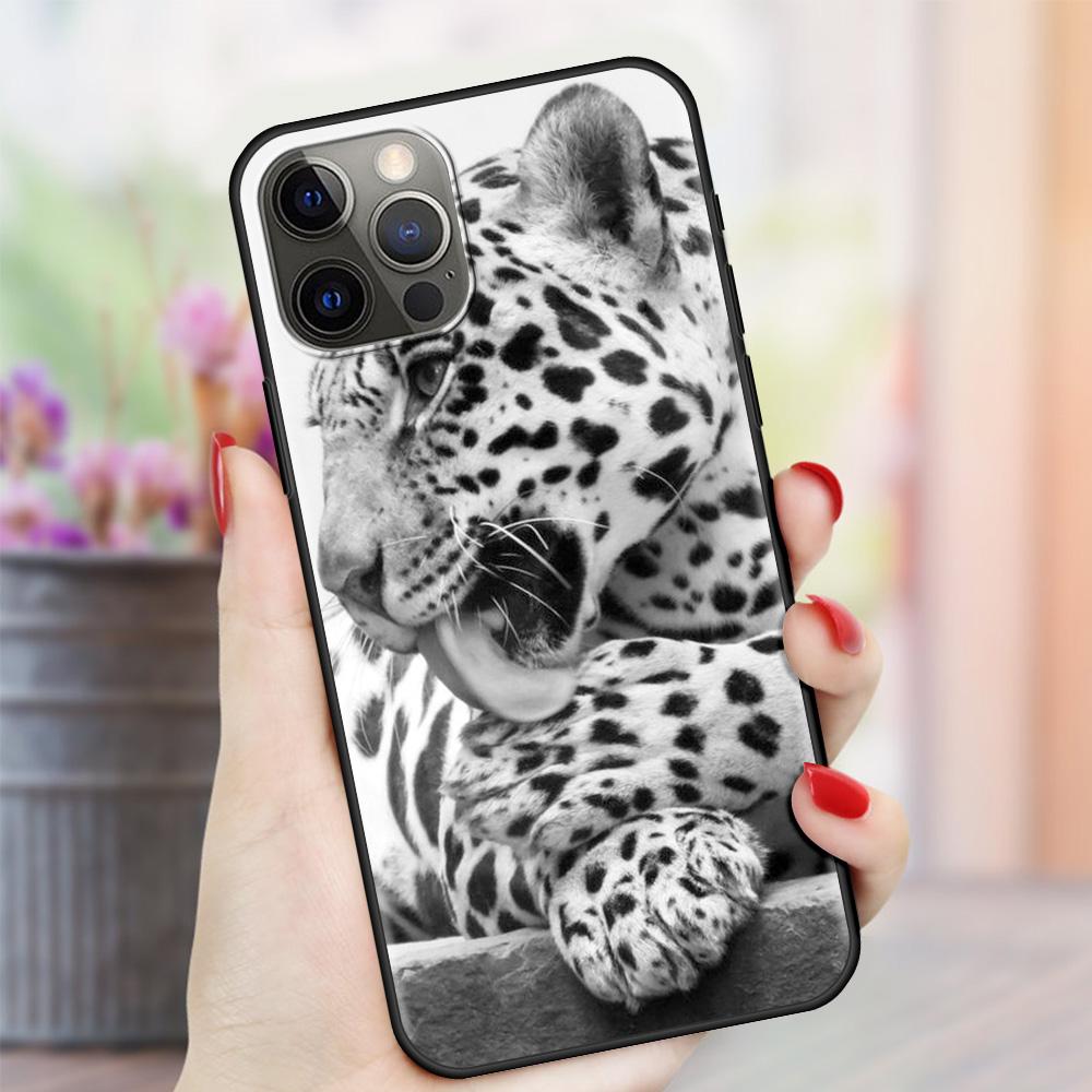 Мягкий чехол для телефона Lion Alpha Male Tiger для Apple iPhone 11 12 Pro Max SE 2020 7 8 Plus XR X XS 6 6S 5 5S, силиконовая задняя крышка