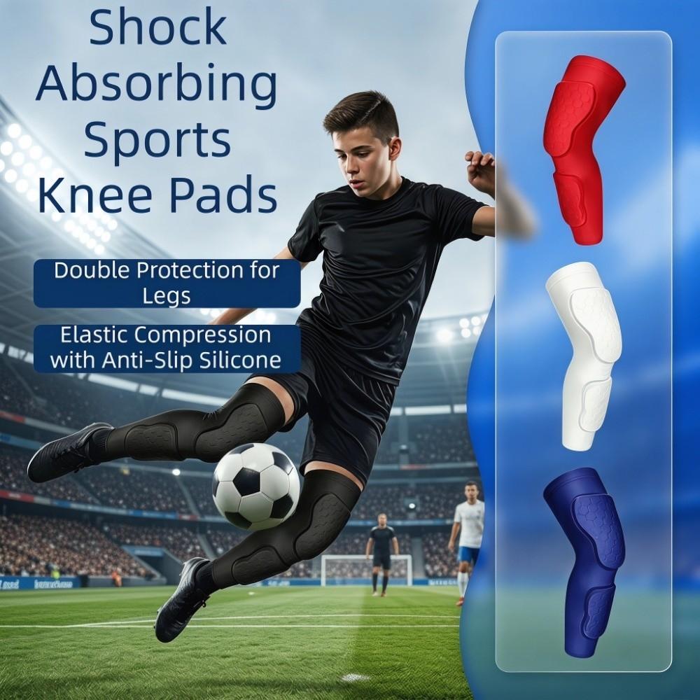 Honeycomb Anti Collision Padded Knee Pad Lightweight Knee Brace Youth Knee Calf Sleeve Wrestling