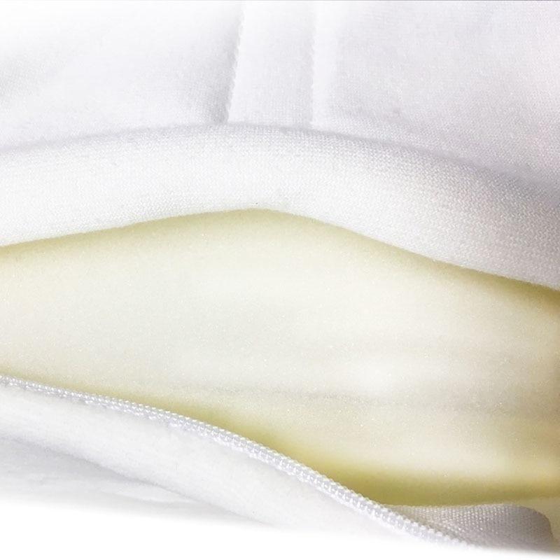 Бархатный хлопок Подушка для сна новорожденного ребенка Регулируемая поддержка Позиционер для сна младенца Предотвращает плоскую форму головы Подушка против перекатывания