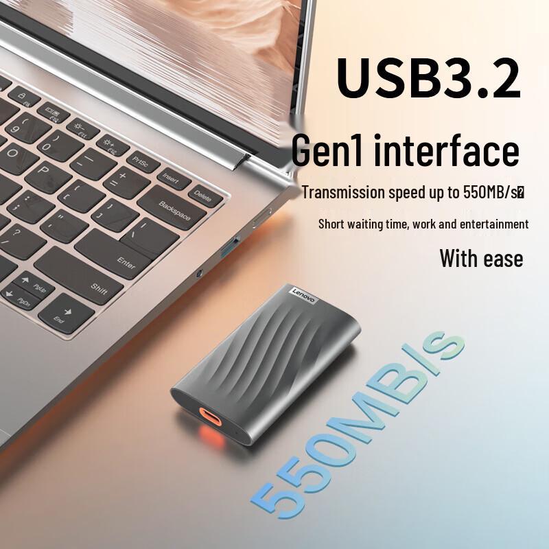 Lenovo Портативный SSD PS6 USB 3.1 Type-C