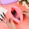 Large Capacity Pen Bag Silicone Stationery Bag Creative Pencil Case  Student