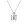 S925 Sterling Silver Moissanite Cross Pendant Clavicle Necklace for Women Luxury Sparkling Fine Jewelry Gift