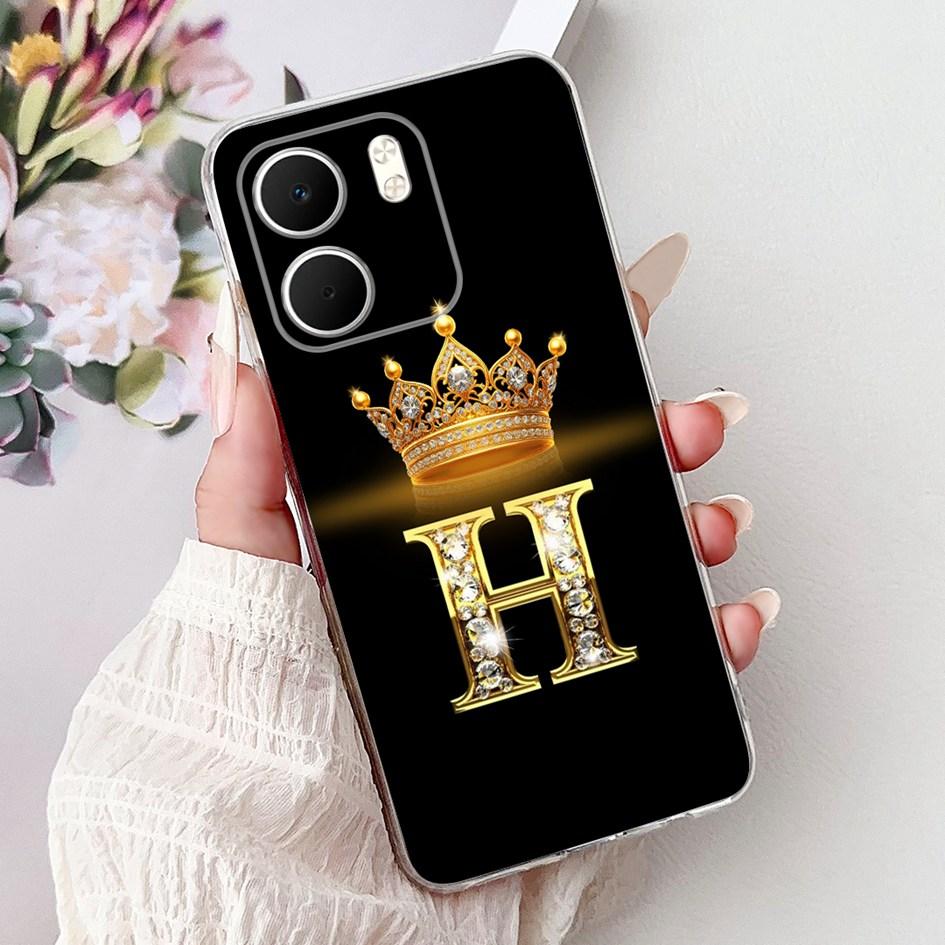 Для OPPO A5x 4G Чехол CPH2725 Обложка Роскошные Буквы Короны Мягкий Силикон Прозрачные Чехлы для Телефона Для OPPO A5x Coque A 5x 2025 Funda