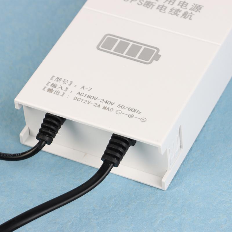 12 В-2 А Источник Бесперебойного Питания Для Wi-Fi, Маршрутизатора, Модема, Камеры Безопасности Мини-ИБП Резервный Аккумулятор Защитник Us Plug