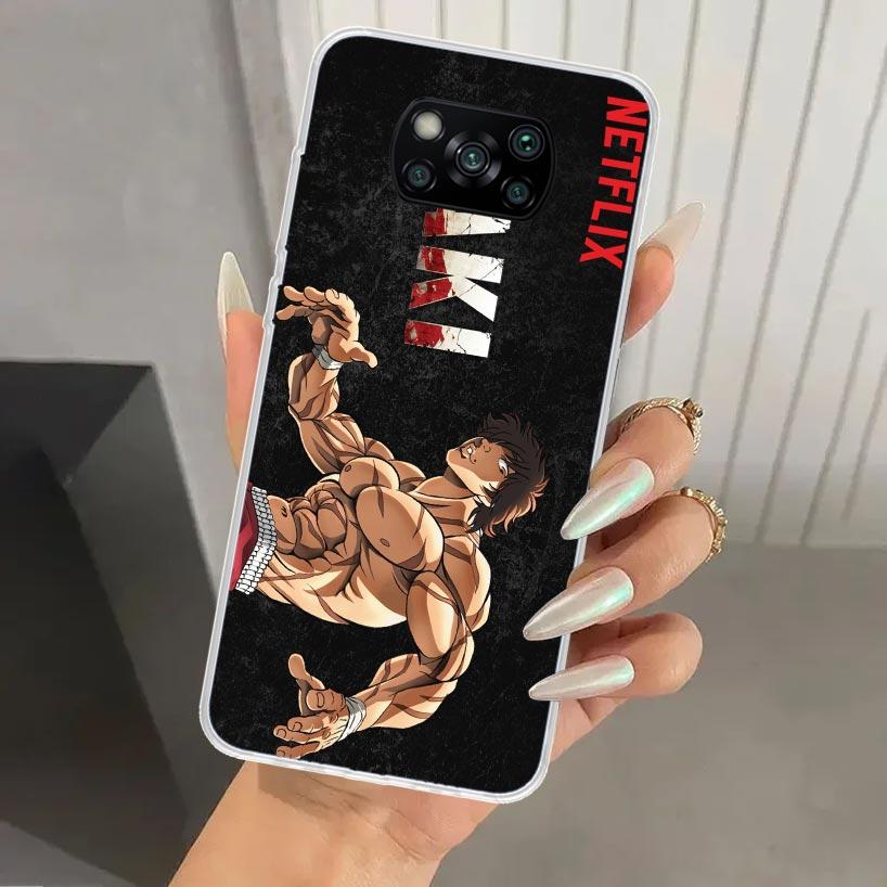 Чехол для телефона Baki the Grappler Original Anime для Xiaomi Poco X5 X6 X7 Pro F7 Ultra M7 Redmi 15 15C 13 13C 12 12C 10 10A 10C 9 9A