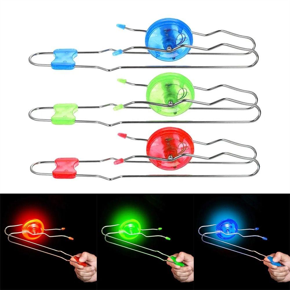 Ретро Винтаж Магнитная Рельс Йойо Мигающая Подсветка Твирлеры Магнитное Гироскопическое Колесо Классические Игрушки