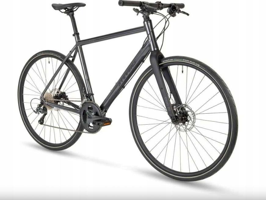 Gravel Fitness Bike Stevens Strada 600 Frame 52Cm Tiagra 2X10 Phantom Gray