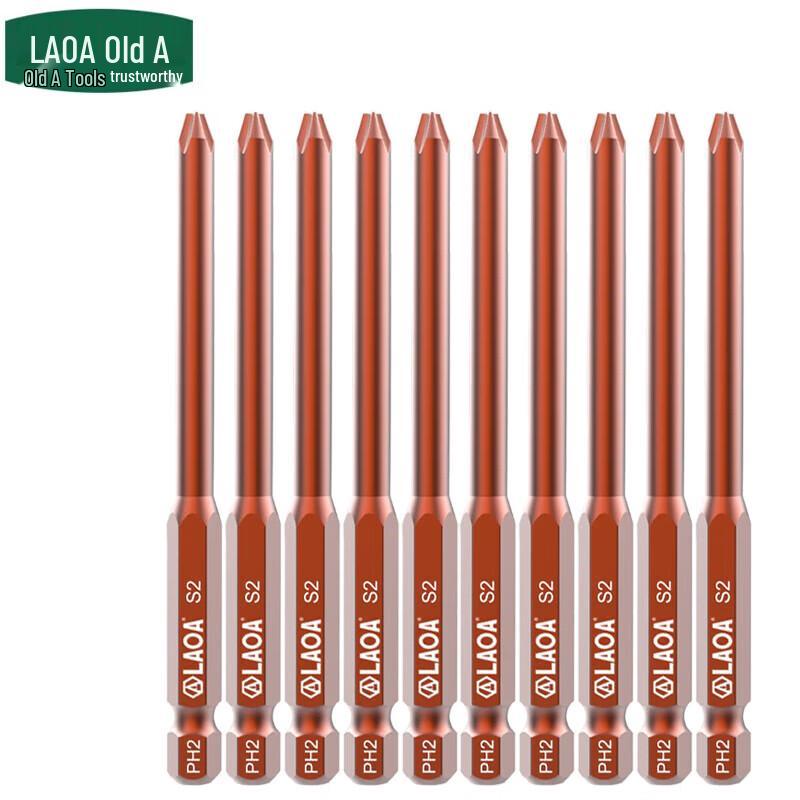 LAOA 1/4-дюйма PH2x65 Крестовые биты для отвертки (10 шт.)