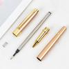 Деловые металлические ручки для подписи, шариковые ручки для ежедневного письма, школьные офисные канцелярские принадлежности