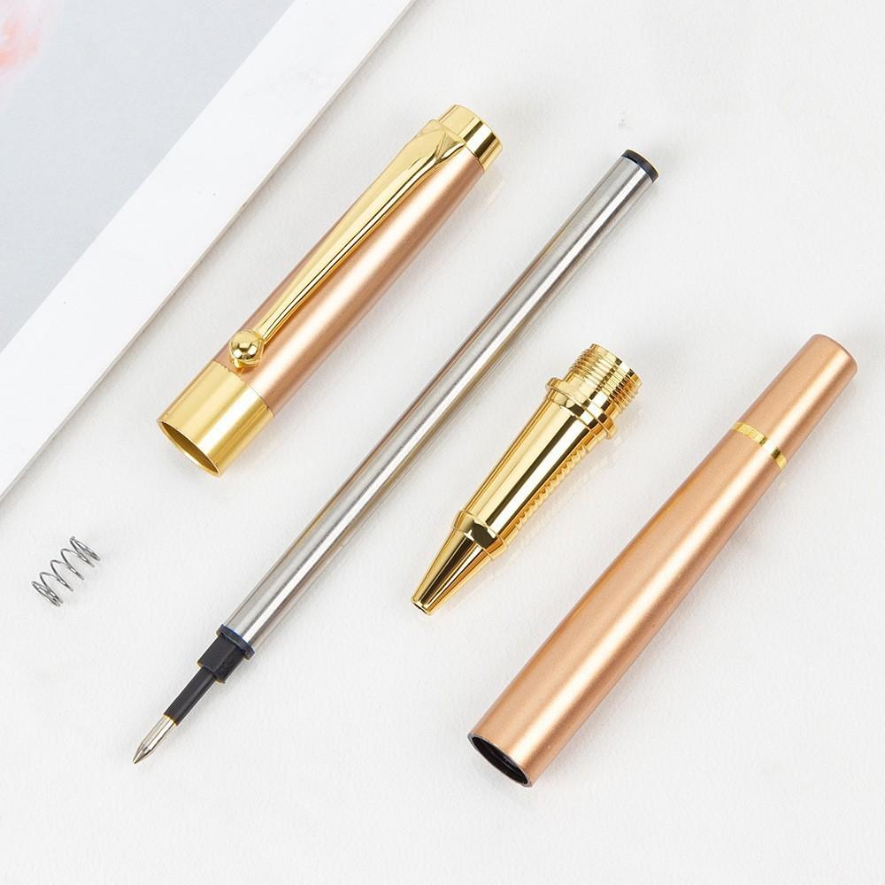 Деловые металлические ручки для подписи, шариковые ручки для ежедневного письма, школьные офисные канцелярские принадлежности