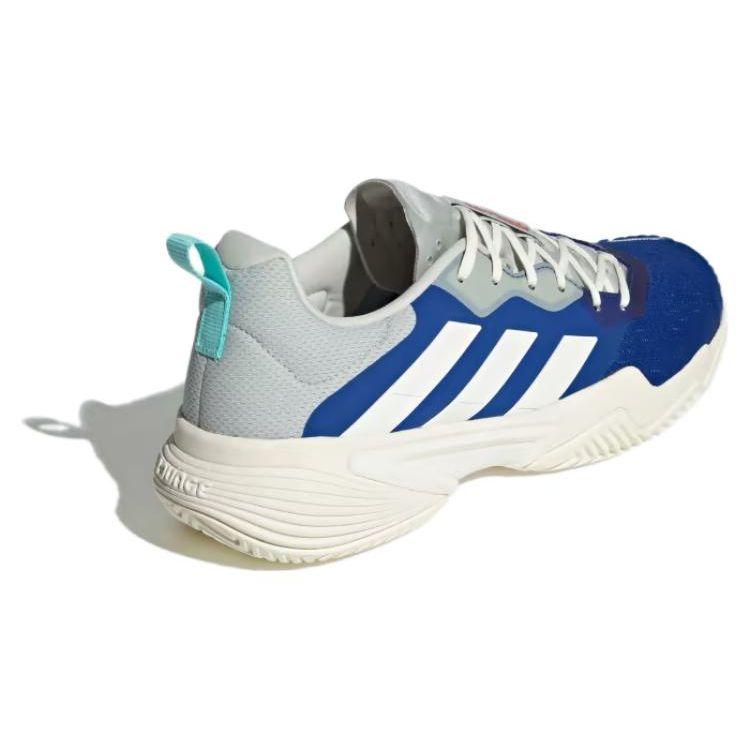 Adidas Белые ярко-красные мужские кроссовки Barricade Royal Blue Off White ID1549