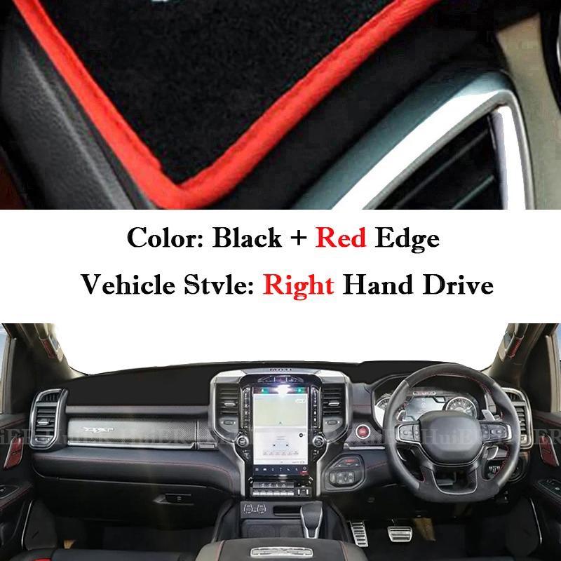 For Dodge Ram 1500 2500 3500 2019-2025 Car Dashboard Pad Sunshade Cover Dashmat Protect Mat Anti-Slip Carpet Interior Accessory
