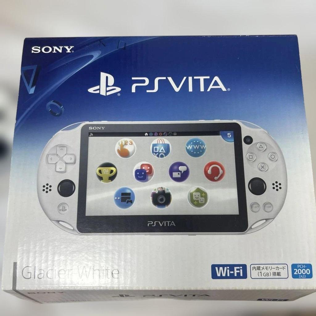 Б/у SONY PS Vita PCH-2000 Основной блок Белый [Инициализирован] и Программное обеспечение и т.д.