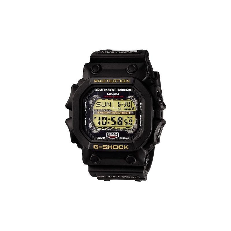 Casio Модный и прочный большой циферблат, солнечная батарея, грязезащищенный и водонепроницаемый механизм, кварцевый механизм, полимерный ремешок, японский и корейский GXW-56-1B