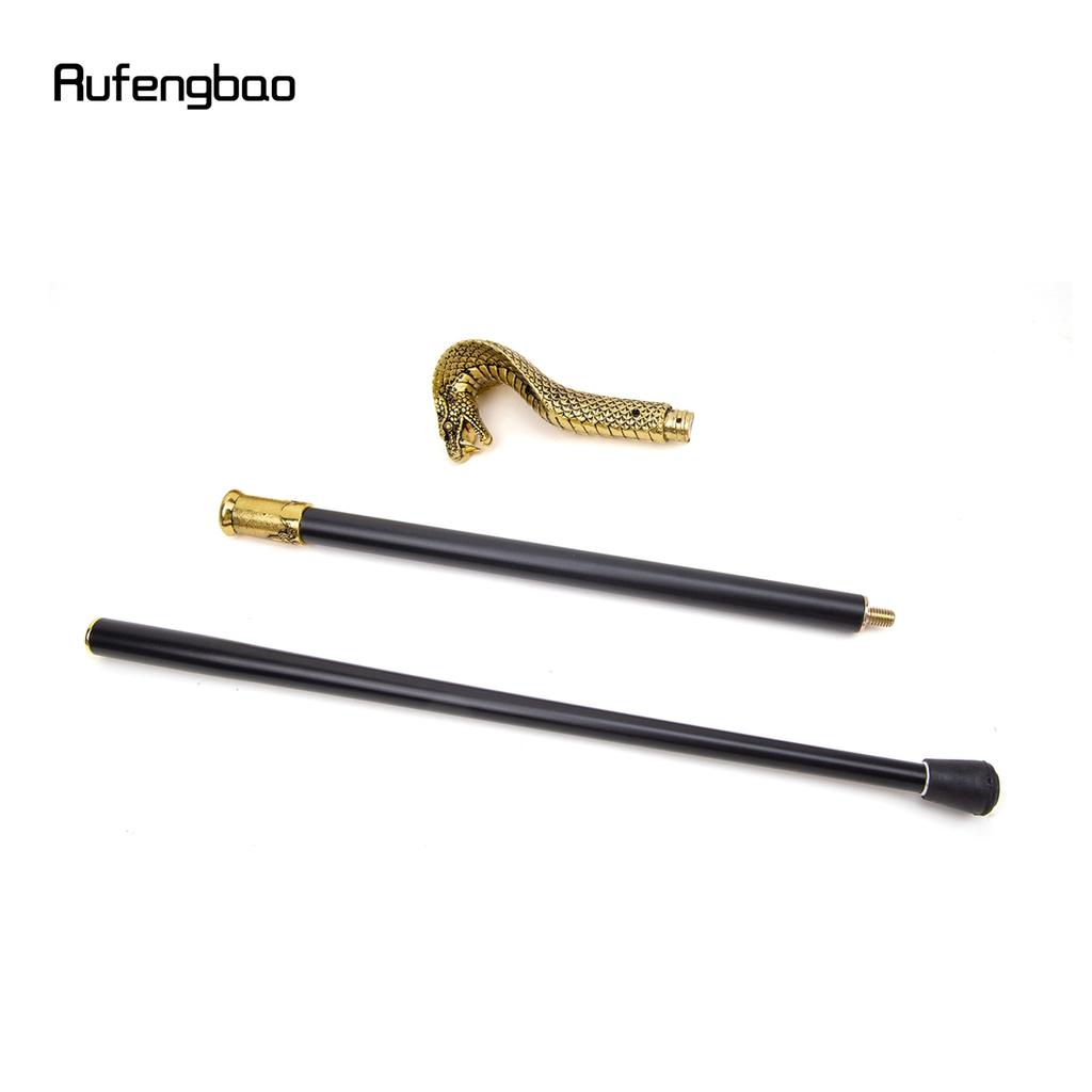 Golden Cobra Head Luxury Decorative Walking Stick Sword for Men and Women Party Fashion Elegant Snake Walking Stick with Sword