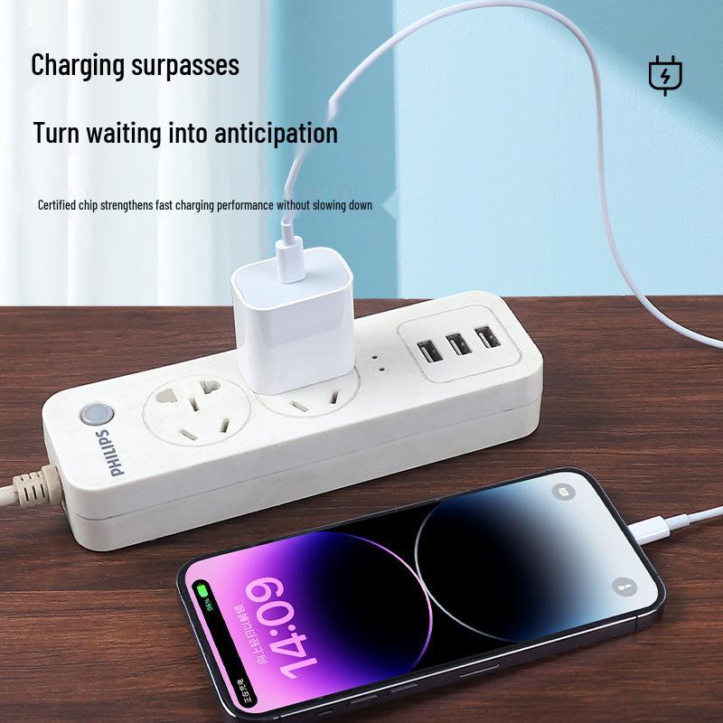 Быстрое зарядное устройство PD20W для iPhone 14 | Быстрая зарядка Apple | Стандарт ЕС/Великобритании