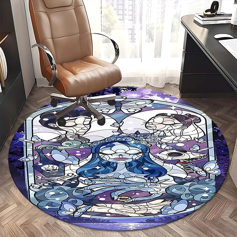 Zombie Bride Horror Theme Chair Mat Round Carpet - Home Decor, Sofa Rug, Office Mat, Gift for Any Room0219b
