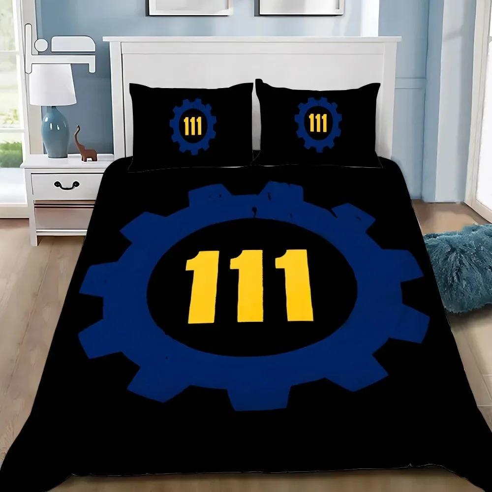 Hot Exquisite Anime GameF-Fallouts Duvet Cover Pillowcase Bedding Set Youth Kids Girl Boys Birthday Bedroom Decoration Full Size