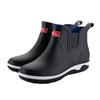 Men's Rain Boots Rubber Platform Rainboots 2024 Fall Slip On Rain Shoes Male Waterproof Work Boots Winter Men Rain Boots