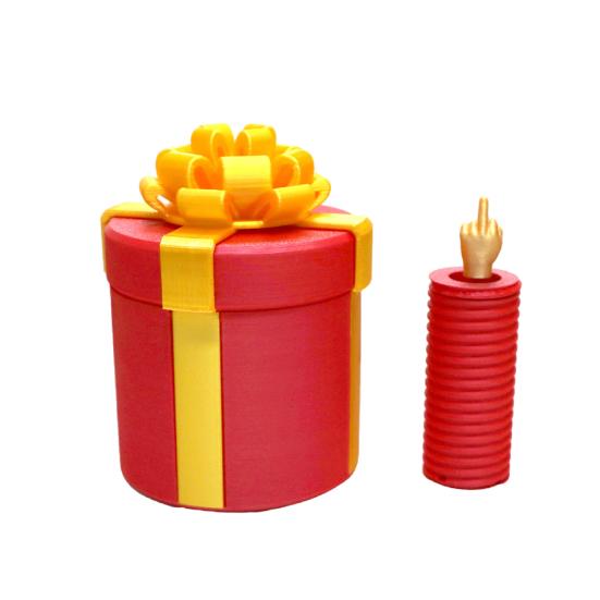 Раздражающая коробка для подарков с вложенными винтами, напечатанная на 3D-принтере, Раздражающая подарочная коробка, Многоразовая коробка-головоломка для розыгрыша с денежным подарком, Рождество, Дни рождения, Прикольные подарки