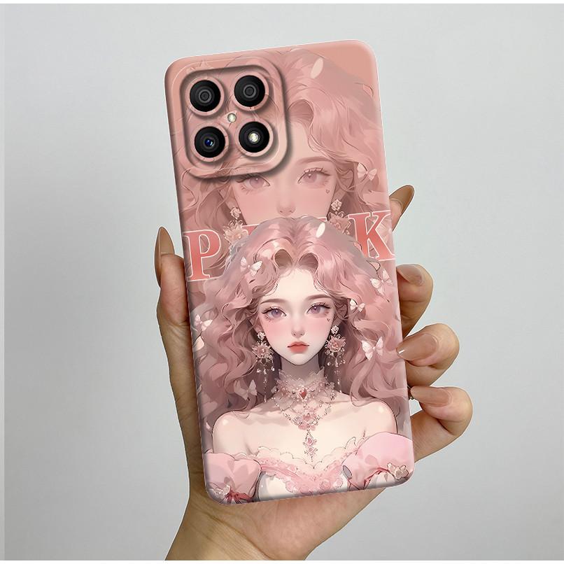 Phone Case For Honor X8 4G Case Aesthetic Luxury Protective Full Coque HonorX8 Soft Silicone Funda For Honor X 8 X8 Back Cover