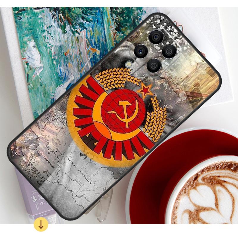 Флаг СССР Советский Союз Чехол Для Samsung Galaxy M54 M23 M20 M32 M52 M56 M16 M36 M34 M14 M35 M55 M15 M11 M31 M13 M53