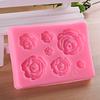 Rose Flowers Silicone Mold Craft Chocolate Fondant Cake Decorating Baking Tools