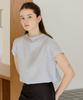 YUPPE Pleated Cap Shirt_Sky Blue