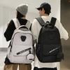 Fashion Versatile Korean Version Backpack Lightweight Trendy Couple Student School Bag Simple Large Capacity Travel Backpack