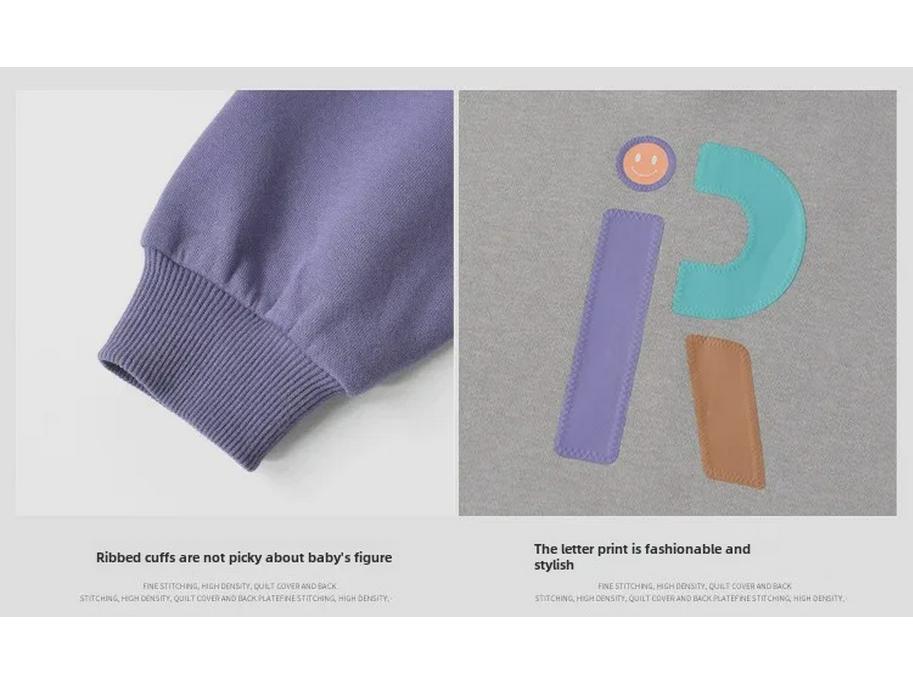 Осенний свитер для девочек: Модная детская мода весна/осень 2025 года, спортивный комплект из двух предметов для детей старшего возраста.