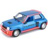 Assembled Miniatures - Renault R5 Turbo Blue 1980 1/24 Burago