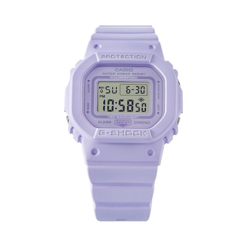 Casio Мужские часы G-SHOCK, кварцевые, с противоударным и водозащитным корпусом 200м, из смолы, с будильником GMD-S5600BA-6